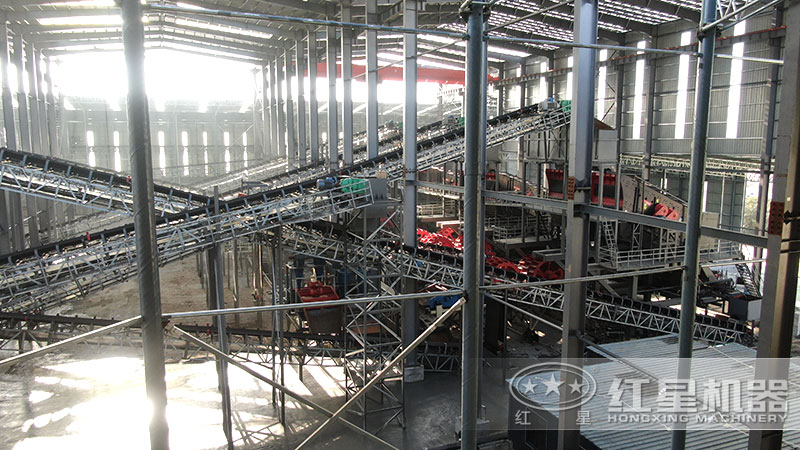 石子機(jī)生產(chǎn)線多少錢一套，附現(xiàn)場案例